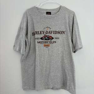 VINTAGE Harley-Davidson Branson, MO Gray T-Shirt Size Large